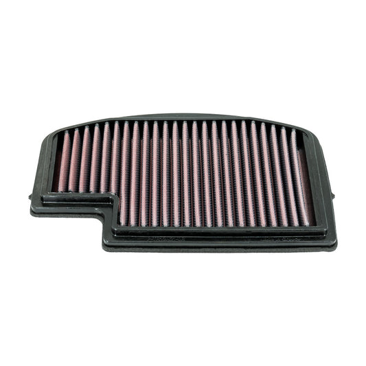 A rectangular pleated air filter with a black PU frame, shown on a plain white background.
